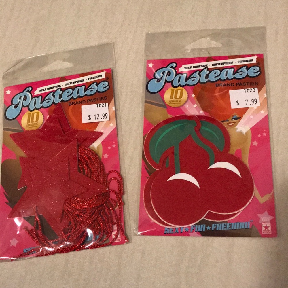 Cherry and Tassled Stars Pasties!